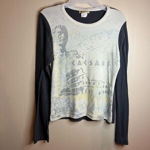 Caesars Palace Y2K EUC Ladies Long Sleeve Tshirt